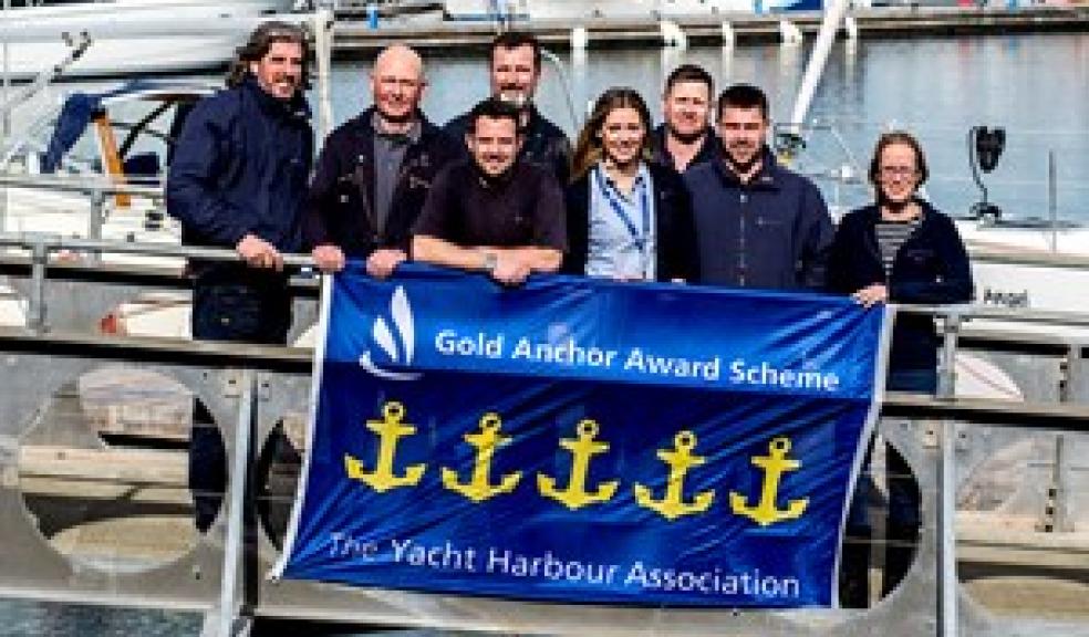 Plymouth Yacht Haven awarded 5 Gold Anchors The Devon Daily
